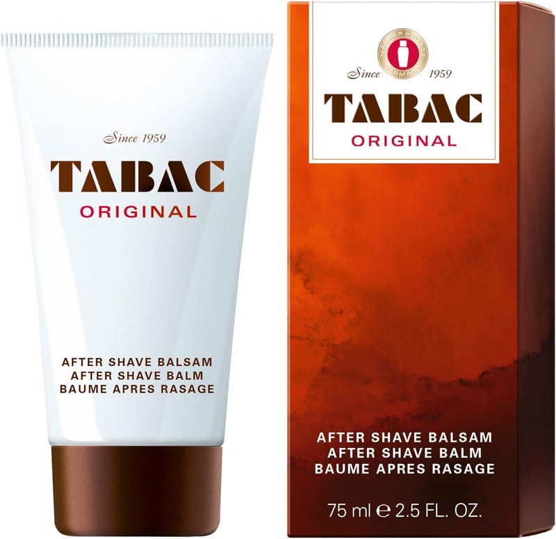 Tabac Original After Shave Balm 75ml - Soothing and Nourishing Formula for Men's Skin - Image 1